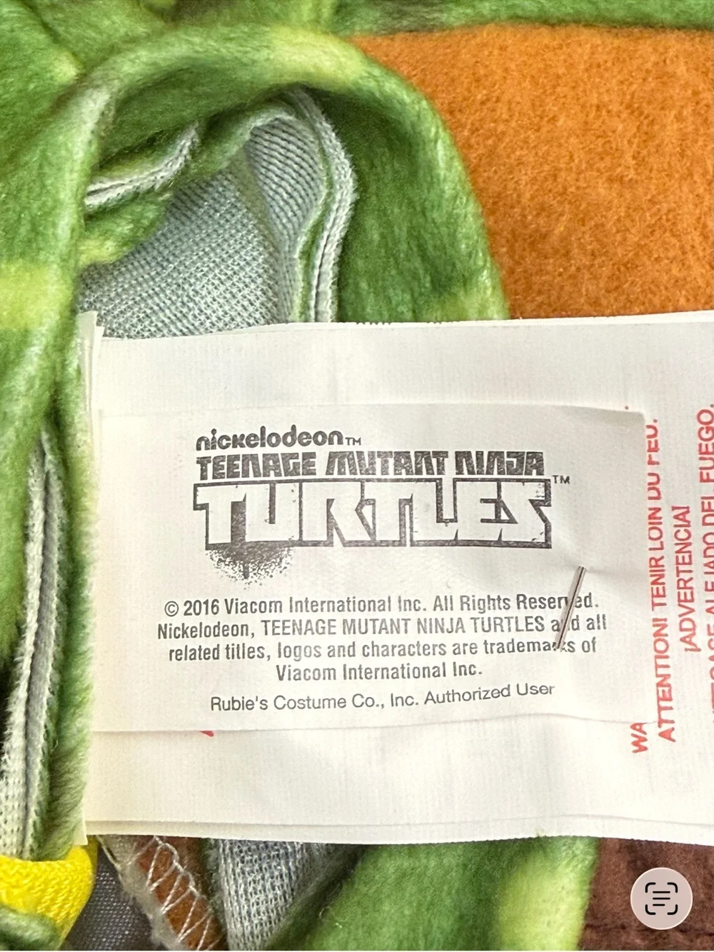 Kids Nickelodeon TeenAge Mutant Ninja Turtles - Leonardo Costume Sz 2T